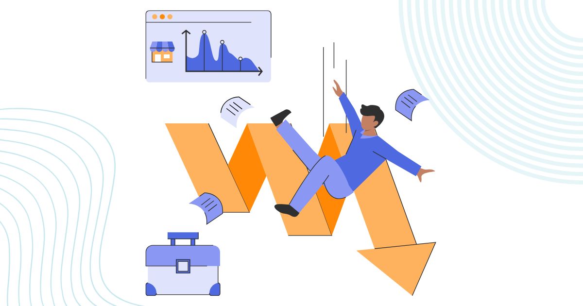 事業承継の失敗例をイメージした画像