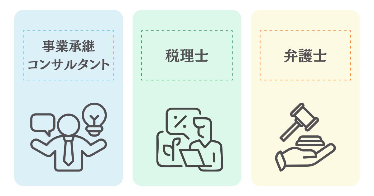 親子間での事業承継の相談先のイメージ画像
