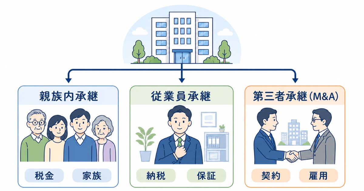 承継方法別に無償譲渡で気をつけたいポイントのイメージ画像